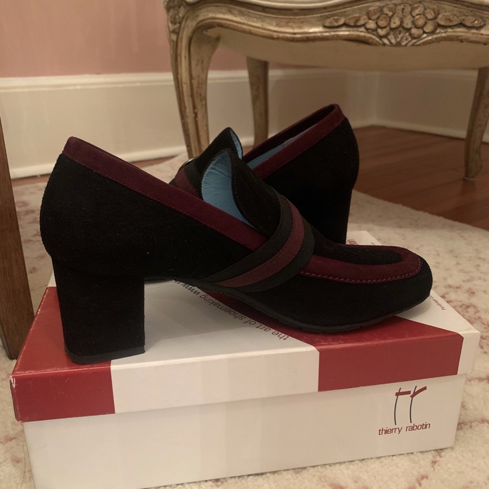 Thierry Rabotin Mellin Black Suede Heel